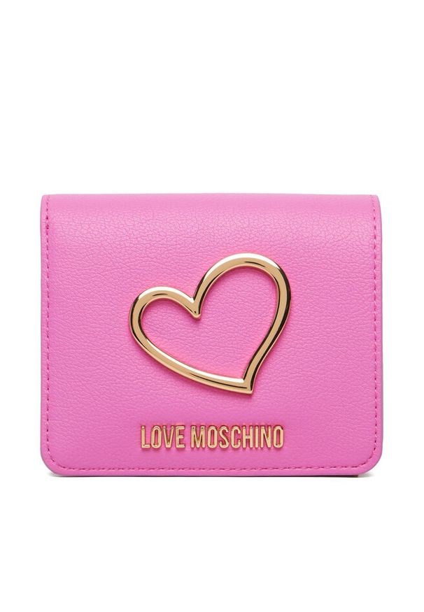 Love Moschino - Portfel LOVE MOSCHINO. Kolor: różowy