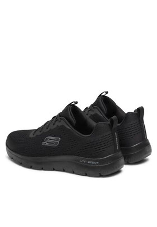 skechers - Skechers Sneakersy Summits Torre 232395/BBK Czarny. Kolor: czarny. Materiał: materiał