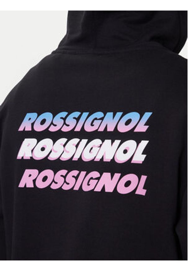 Rossignol Bluza Waterfall RLOMS02 Czarny Regular Fit. Kolor: czarny. Materiał: bawełna