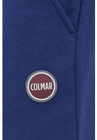 Colmar spodnie dresowe kolor granatowy gładkie. Kolor: niebieski. Materiał: dresówka, dzianina. Wzór: gładki #4