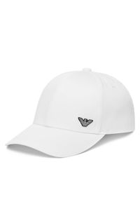 Emporio Armani Czapka z daszkiem EX000004 AF12603 U0011 Biały. Kolor: biały. Materiał: bawełna, materiał