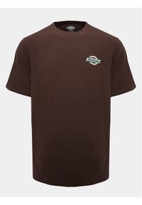 Dickies T-Shirt Ruston DK0A4XDC Brązowy Regular Fit. Kolor: brązowy. Materiał: bawełna #1