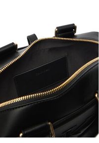Calvin Klein Torebka Bold Ck Bauletto Crossbody LV04F3411G Czarny. Kolor: czarny. Materiał: skórzane #4