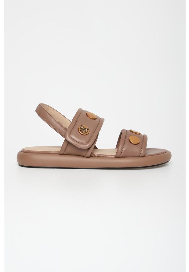 Pinko - Sandały damskie skórzane PINKO. Materiał: skóra