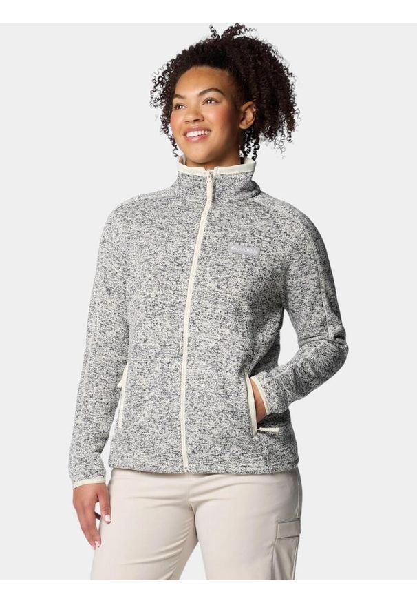 columbia - Bluza Polarowa Damska Columbia Sweater Weather II. Kolor: wielokolorowy, beżowy, czarny. Materiał: polar