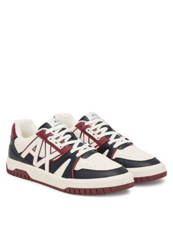 Armani Exchange Sneakersy XM001934 AF19174 Écru. Materiał: skóra