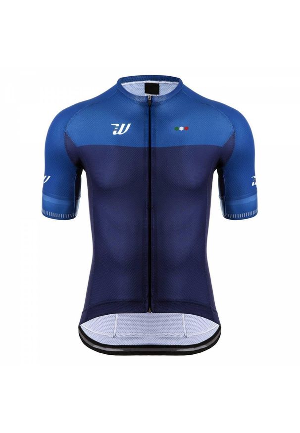 WOLFBIKE - Koszulka dla dzieci Wolfbike Cardena Alti. Kolor: niebieski. Sport: kolarstwo