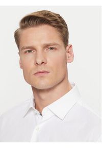Hugo - HUGO Koszula Koey 50534124 Biały Slim Fit. Kolor: biały. Materiał: bawełna #3
