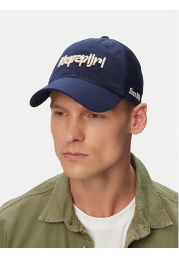 Napapijri Czapka z daszkiem F-Sol NP0A4FH6 Granatowy. Kolor: niebieski. Materiał: bawełna