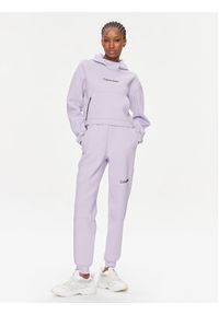 Calvin Klein Performance Spodnie dresowe 00GWF3P636 Fioletowy Relaxed Fit. Kolor: fioletowy. Materiał: syntetyk #5