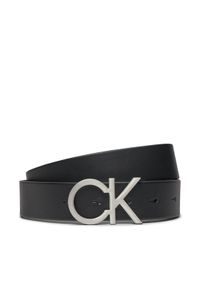 Calvin Klein Pasek Męski Ck Buckle Belt 35Mm K50K506849 Czarny. Kolor: czarny. Materiał: skóra