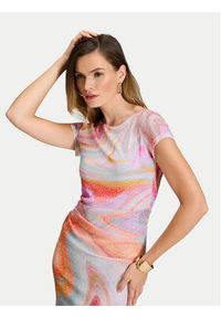 Swing Sukienka koktajlowa 5AI21200 Kolorowy Slim Fit. Materiał: syntetyk. Wzór: kolorowy. Styl: wizytowy #7