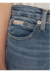 Calvin Klein Jeans Jeansy J20J224486 Błękitny Super Skinny Fit. Kolor: niebieski