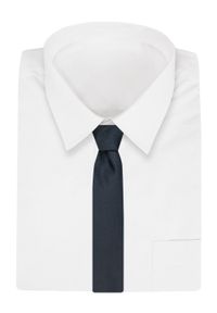 Chattier - Krawat Klasyczny, Granatowy w Drobny Rzucik, Męski, Szeroki 8 cm, Elegancki -CHATTIER. Kolor: niebieski. Materiał: poliester. Styl: klasyczny, elegancki