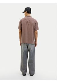 Jack & Jones Koszula Luke 12255781 Brązowy Relaxed Fit. Kolor: brązowy. Materiał: bawełna #2