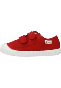 VICTORIA - Buty tenisówki dziecięce Victoria. Kolor: czerwony. Materiał: tkanina