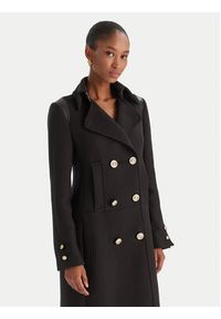 Babylon Płaszcz przejściowy E215BI Czarny Regular Fit. Kolor: czarny. Materiał: syntetyk #2