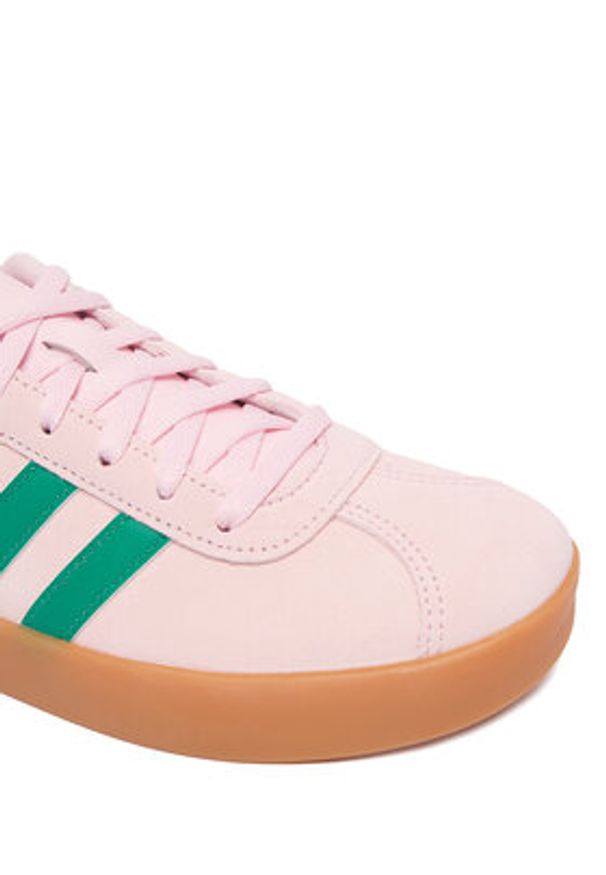 Adidas - adidas Sneakersy Vl Court 3.0 KI9260 Różowy. Kolor: różowy. Materiał: zamsz, skóra