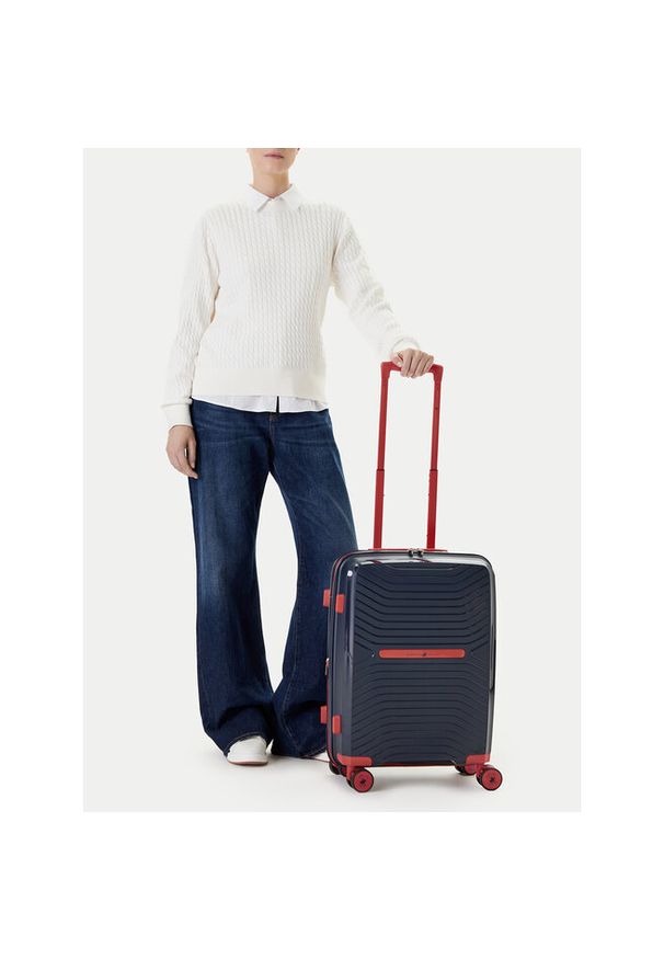 Walizka średnia Beverly Hills Polo Club. Kolor: niebieski