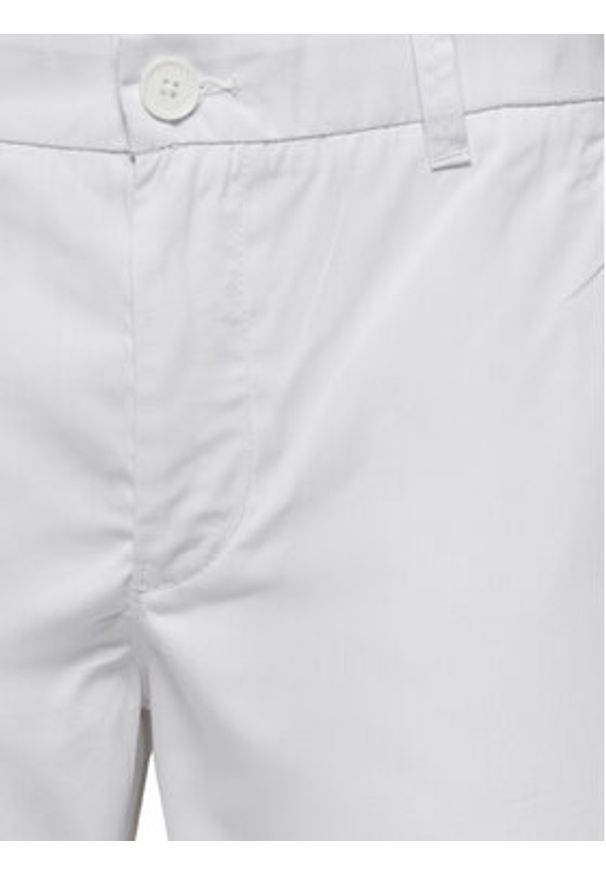 Only & Sons Szorty materiałowe Skal 22034682 Écru Slim Fit. Materiał: bawełna
