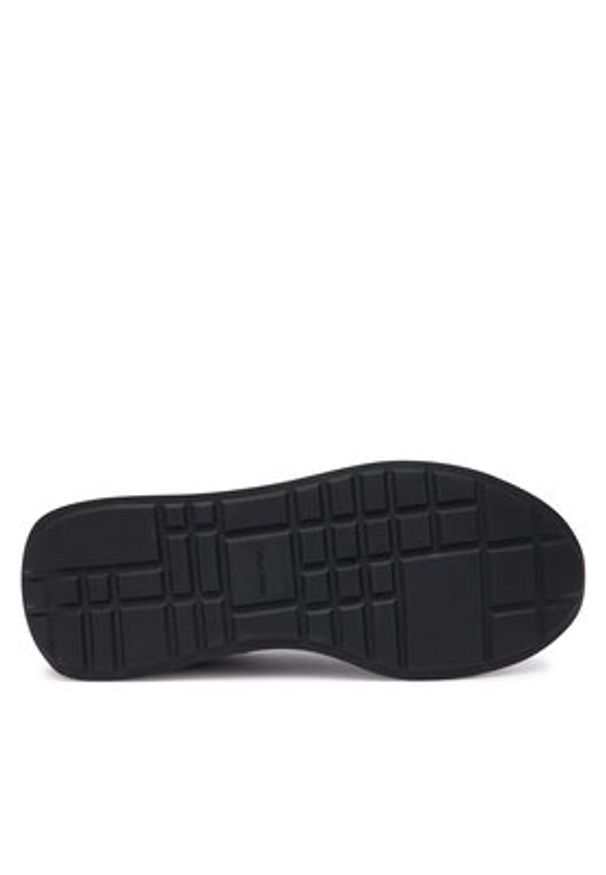 Calvin Klein Sneakersy Retro Runner Lace Up Nylon Mg YW0YW01990 Czarny. Kolor: czarny. Materiał: materiał