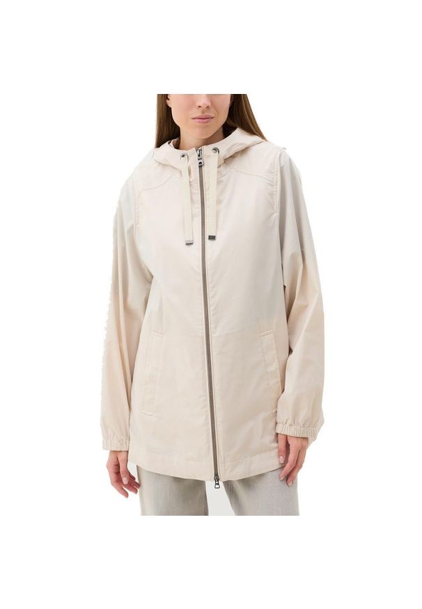 Geox - Kurtka GEOX W ISCHIA Beżowy. Kolor: beżowy. Materiał: tkanina