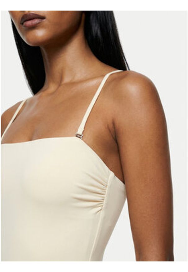 Calvin Klein Swimwear Strój kąpielowy LV00Q62709 Écru. Materiał: syntetyk