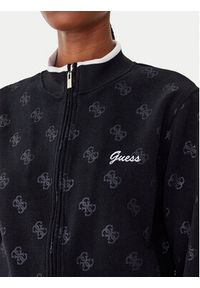 Guess Bluza V5BQ01 K1902 Czarny Regular Fit. Kolor: czarny. Materiał: syntetyk