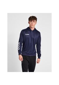 Bluza do piłki ręcznej męska Hummel hml PROMO Poly z kapturem. Typ kołnierza: kaptur. Kolor: niebieski. Sport: piłka ręczna #1