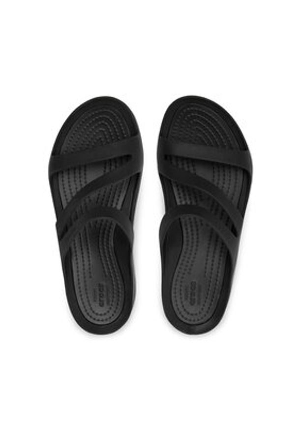 Crocs Klapki Swiftwater Sandal W 203998 Czarny. Kolor: czarny