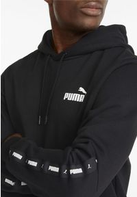 Bluza sportowa męska Puma ESS+ TAPE. Kolor: czarny. Materiał: dresówka