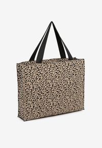Renee - Brązowa Torebka Typu Shopper o Prostokątnym Kształcie Salania. Kolor: brązowy. Sezon: lato