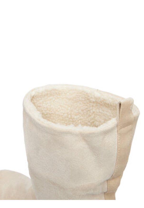 DeeZee Botki 9019Y-1 Beżowy. Kolor: beżowy. Materiał: materiał