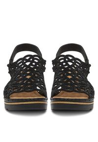Rieker Sandały CEO-67465-00 Czarny. Kolor: czarny. Materiał: materiał #5