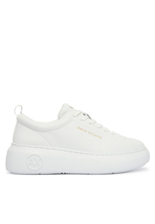Armani Exchange Sneakersy XW002790 AF11912 U0002 Biały. Kolor: biały. Materiał: skóra