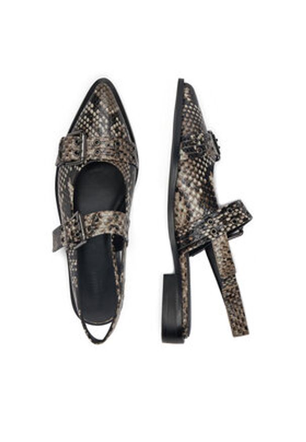 Badura Baleriny ELDER-02 Czarny. Kolor: czarny. Materiał: lakier, skóra