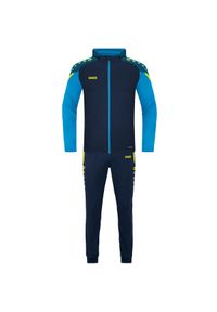 Dres z kapturem Jako Performance. Kolor: niebieski. Materiał: dresówka. Sport: piłka nożna #1