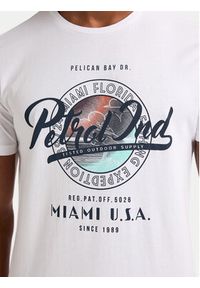Petrol Industries T-Shirt M-1050-TSR602 Biały Regular Fit. Kolor: biały. Materiał: bawełna #7