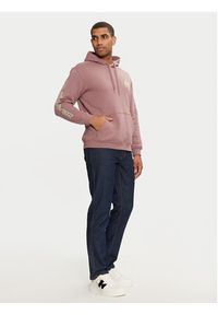 Quiksilver Bluza Omni Logo AQYFT03358 Fioletowy Regular Fit. Kolor: fioletowy. Materiał: bawełna #5