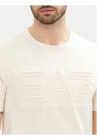 EA7 Emporio Armani T-Shirt 7M000149 AF14772 U1079 Écru Regular Fit. Materiał: bawełna #5