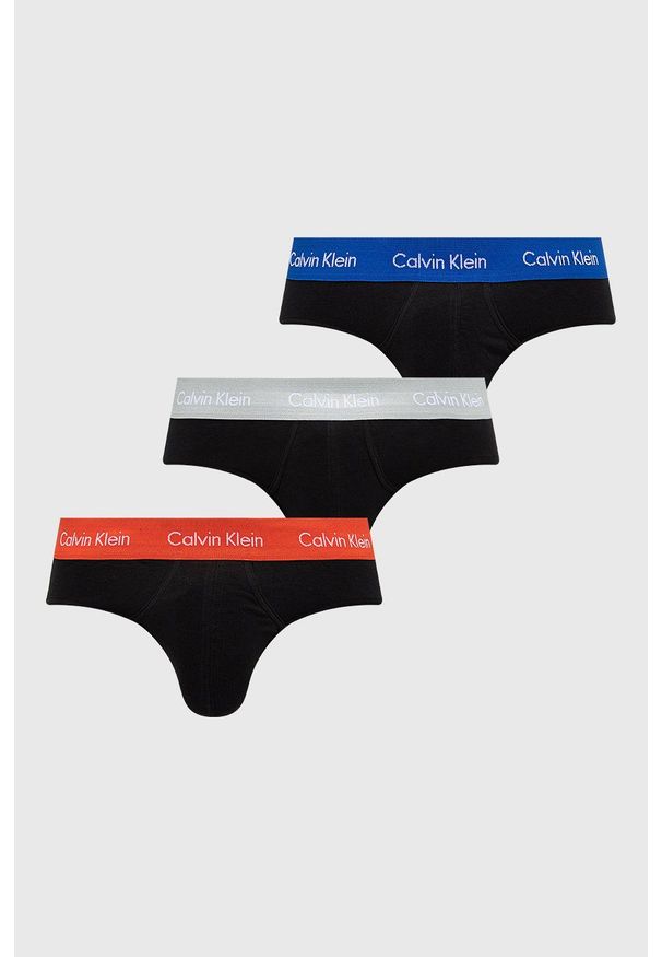 Calvin Klein Underwear - Slipy (3-pack). Kolor: czarny