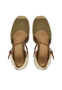 Lauren Ralph Lauren - LAUREN RALPH LAUREN Espadryle Robby 802966885001 Khaki. Kolor: brązowy. Materiał: materiał #5