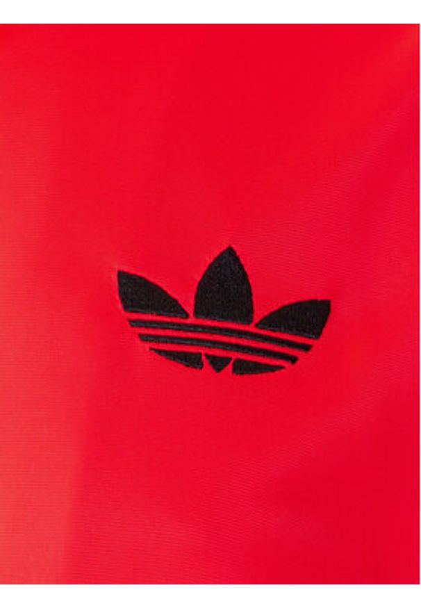 Adidas - adidas Bluza adicolor Classic Firebird JW3663 Pomarańczowy Loose Fit. Kolor: pomarańczowy. Materiał: syntetyk