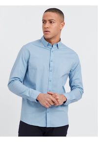 !SOLID - Solid Koszula 21103247 Niebieski Regular Fit. Kolor: niebieski. Materiał: bawełna #1