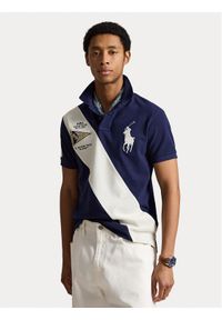 Polo Ralph Lauren Polo 710B21920001 Granatowy Regular Fit. Typ kołnierza: polo. Kolor: niebieski. Materiał: bawełna #1