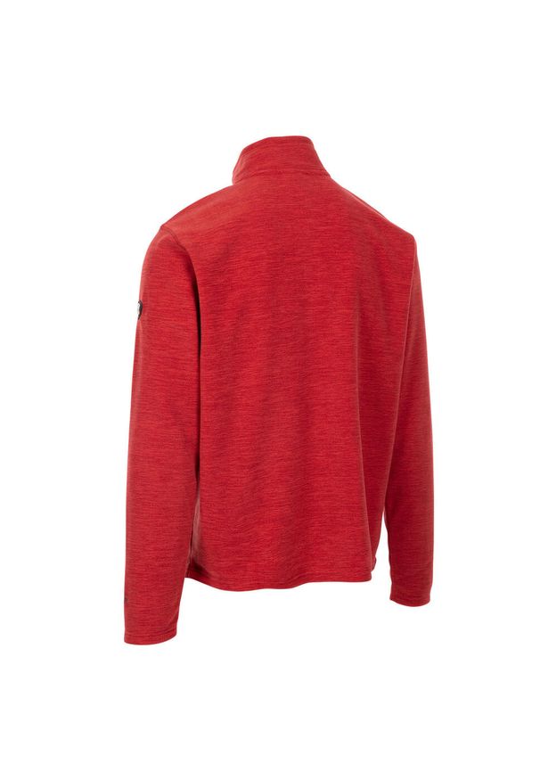 TRESPASS - Męska Bluza Polarowa Farnworth AT100. Kolor: czerwony, wielokolorowy, pomarańczowy. Materiał: polar. Sezon: zima. Sport: turystyka piesza