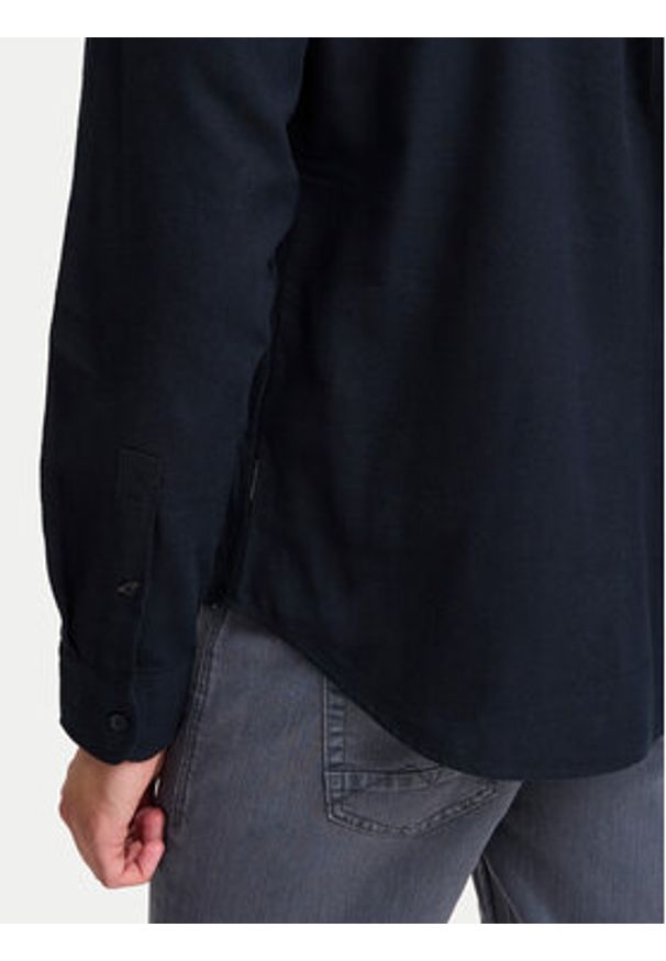 Blend Koszula Shirt 20717140 Czarny Regular Fit. Kolor: czarny. Materiał: bawełna