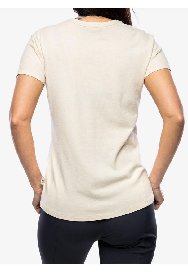 ROYAL ROBBINS - Koszulka bawełniana damska Royal Robbins Basecamp Tee. Kolor: beżowy. Materiał: bawełna
