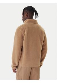 Adidas - adidas Polar Trefoil Essentials Teddy JW3530 Beżowy Loose Fit. Kolor: beżowy. Materiał: syntetyk #3