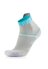 SIDAS - Skarpety do biegania kobieta Sidas Run Anatomic Comfort Lady wysokosc kostki. Kolor: niebieski, szary, wielokolorowy. Sport: bieganie